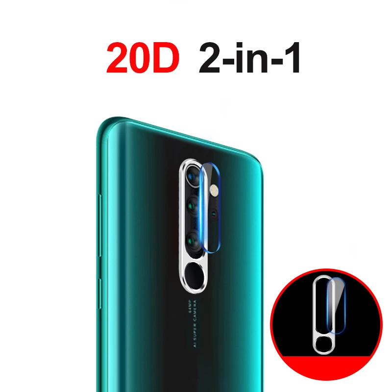 Silver and 20D Glass Для Xiao mi Red mi Note 7 Чехол для Xio mi Red mi Note 7 8 K20 Pro Note7 Red mi K 20 чехол для задней камеры защита экрана из закаленного стекла - Color: Silver and 20D Glass