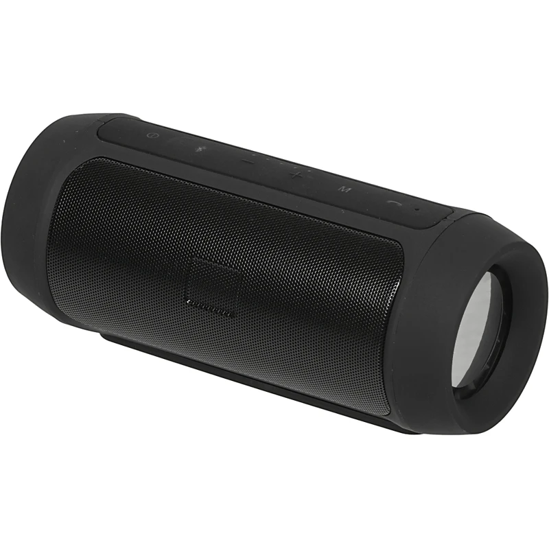 Колонка порт. Ginzzu GM-994G черный 10W 2.0 BT/3.5Jack/USB 2400mAh