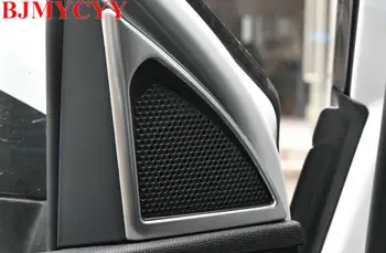 

BJMYCYY Fit For 2017 Peugeot 3008 5008 Accessories Car A-pillar Speaker Loudspeaker Horn Decoration Cover Trim Sticker Styling