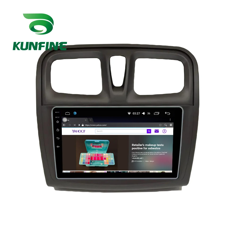 Магнитола с GPS навигацией Восьмиядерный процессор Android 10 0 для Renault sandero symbol 2014 2015