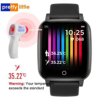

T1 Body Temperature Measurement Smart Watch Men Women Heart Rate Monitor Waterproof Smartwatch For Android IOS Phone Sport watch
