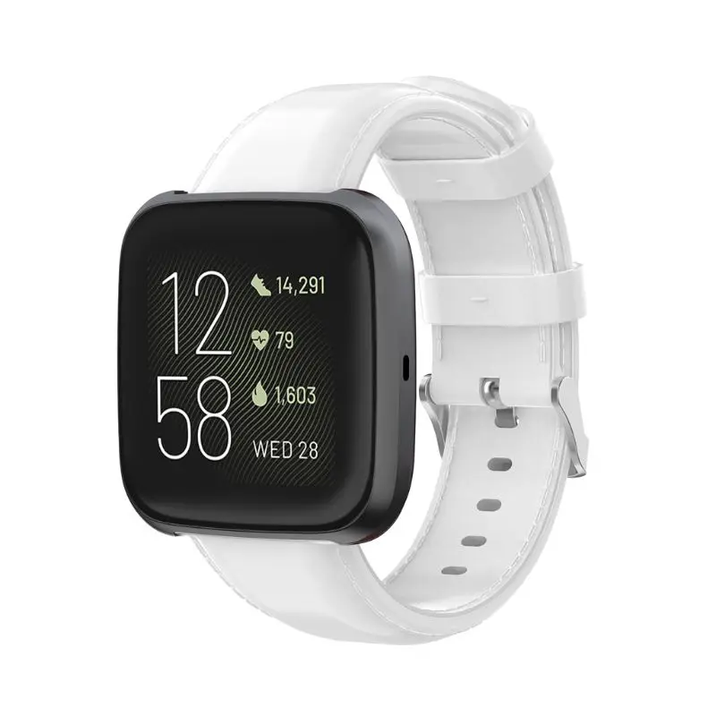 Кожаный сменный спортивный браслет ремешок для часов Ремешок Для Fitbit Versa/Versa 2/Versa Lite Смарт-часы
