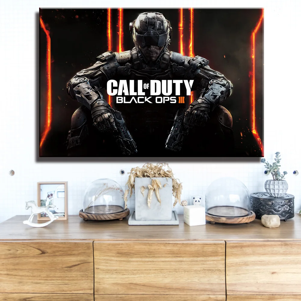 Call of Duty Современная война стены искусства холст постер и принт полотно с рисунком для декорирования картина для спальни домашний декор