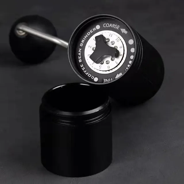 R11 Kézi Kávécsiszoló Kávécsiszológép Burr Mill Grinder Mini Babmaró Hordozható Konyhai Daráló - Image 5