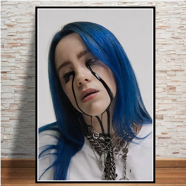 DIY 5D алмазная вышивка на холсте Billie Eilish плакат певица Алмазная вышивка крестиком Мозаика Полный Стразы год - Цвет: Nordic ZZ13084-02