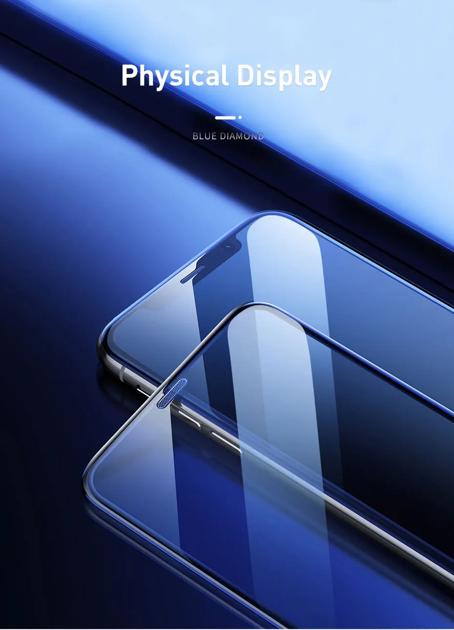 Baseus 0,3 мм Защита экрана для iPhone 11 Pro Xs Max X Xr полное покрытие защитная пленка из закаленного стекла для iPhone 11 защита