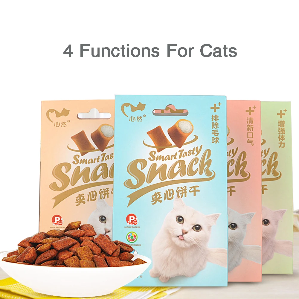 Cat Snack Cat Food Sandwich Biscuits Health Beauty Snacks 4 Functions