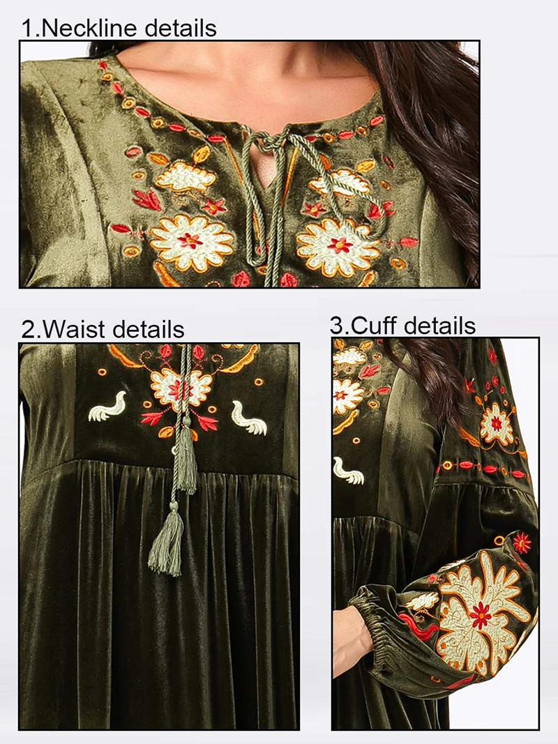 Caftan Дубай Кафтан Vestidos Arabes бархат абайя исламский, арабский длинный макси мусульманский хиджаб платье Турция Tesettur платье без рукавов Longue