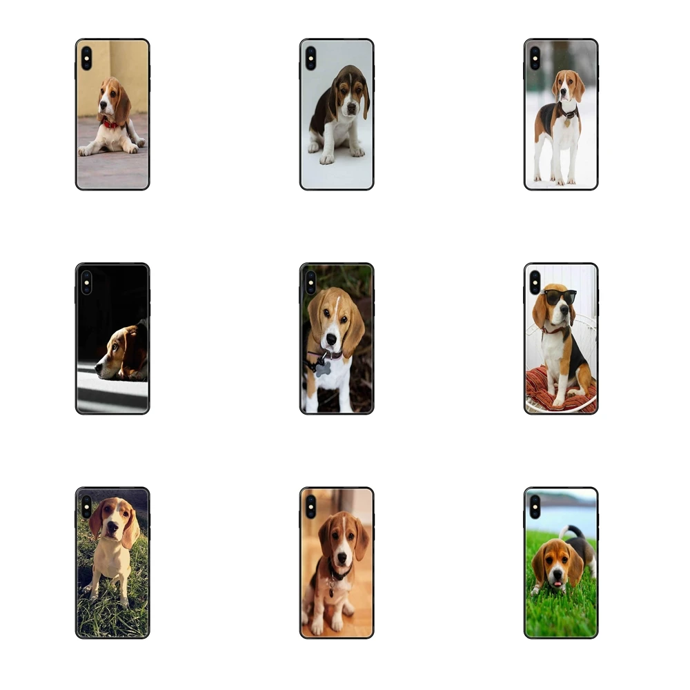 Beagle Собака Щенок любовь для Huawei P40 P30 P20 P10 P9 P8 Lite Plus Pro 2017 P Smart 2019 дети черный мягкий