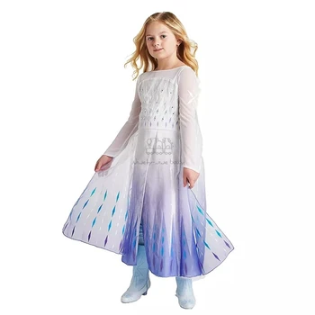 

Fancy Princess Dress Frozen 2 Baby Girl Clothes Kids Halloween Party Cosplay Costume Children Elsa Anna Dress vestidos infantil