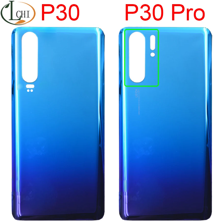 Задняя стеклянная крышка для Huawei P30 pro корпуса Pro аккумулятора p30