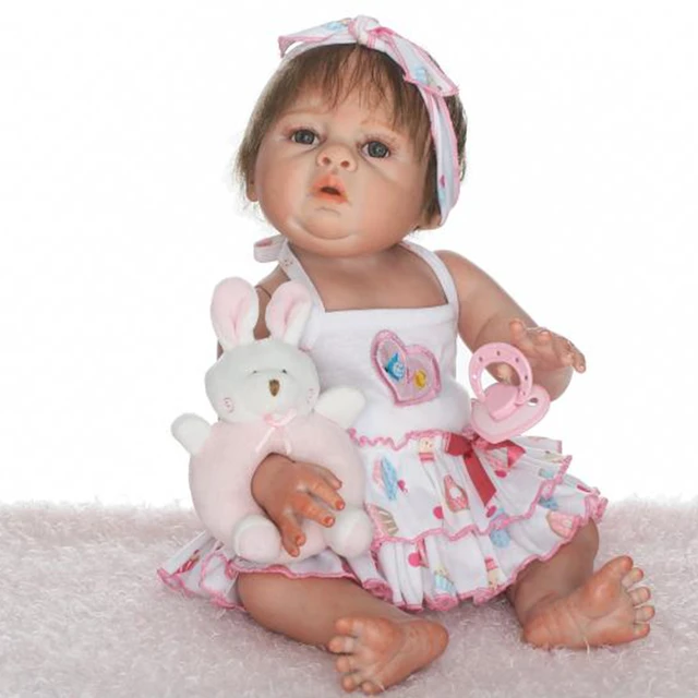 Boneca Bebê Reborn - Menina - Rosa - 39 cm - Brink Model -  superlegalbrinquedos