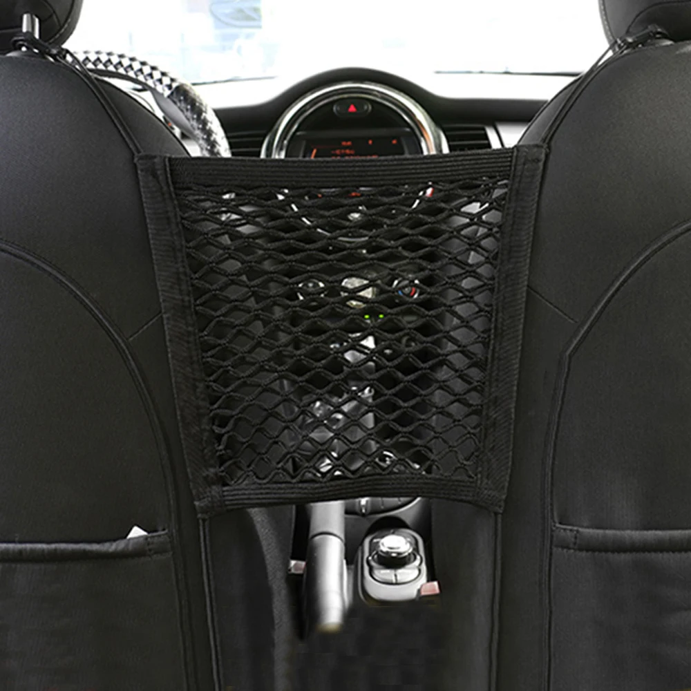 Сиденье для стайлинга автомобиля сетка для хранения мешок сетки для Mini Cooper One S JCW R50 R53 R55 R56 R60 R61 F54 F55 F56 F60 аксессуары для земляков