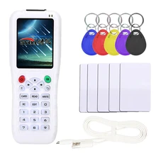 Versione inglese iCopy con Piena Funzione di Decodifica Smart Card Chiave Macchina 3 5 8 RFID NFC Copiatrice IC Lettore di ID writer Duplicator