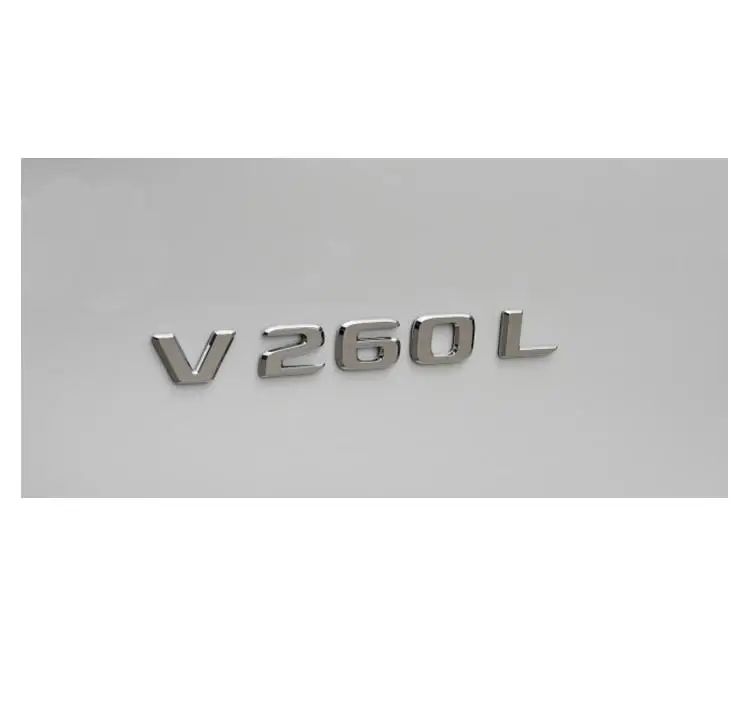 3D ABS пластик старый и стиль V260 V260L эксклюзивный значок эмблема наклейка логотип для автомобиля - Название цвета: 3