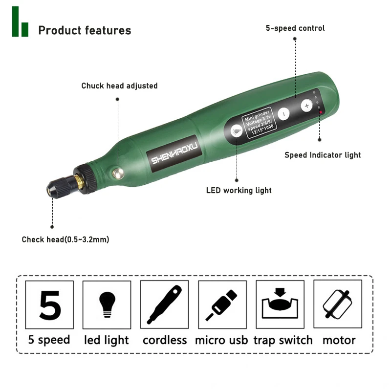Dremel ׼ ִ  ׶δ  帱, 5     ,   帱 ȸ 