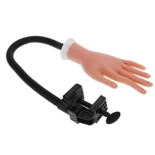 Гибкий дизайн ногтей практика ручной регулируемый дизайн ногтей модель руки силиконовый протез Diy Маникюрный Инструмент для обучения с рукой