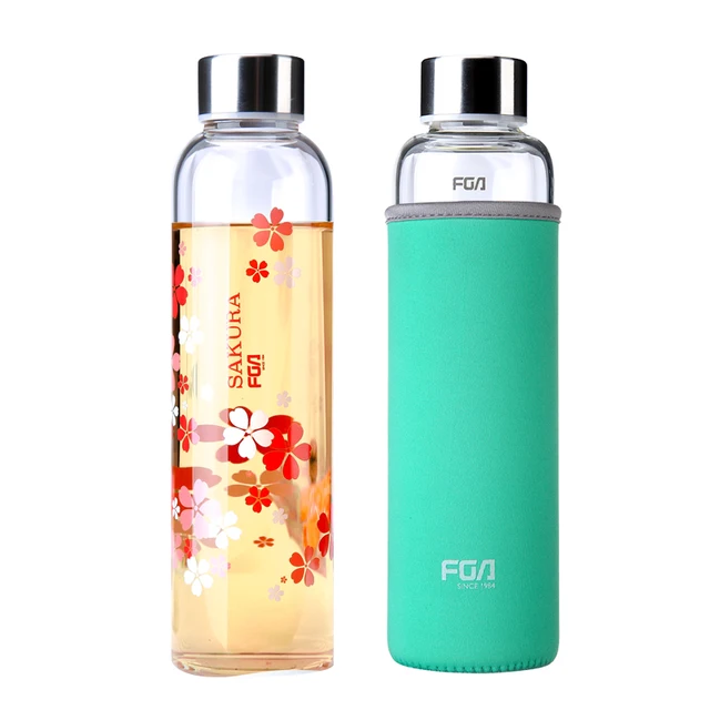 US $24.92 Outdoor Sports Water Bottle Glass Leakproof Portable Travel Water Cycling Biking Containers Gym Inf