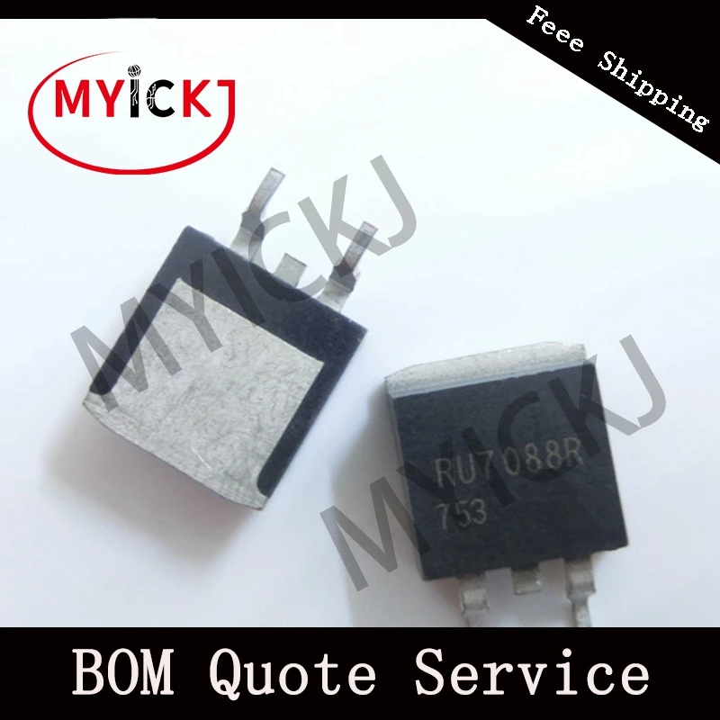 10PCS RU7088R TO 263 N Channel Advanced Power MOSFET IC CHIPLED Chips