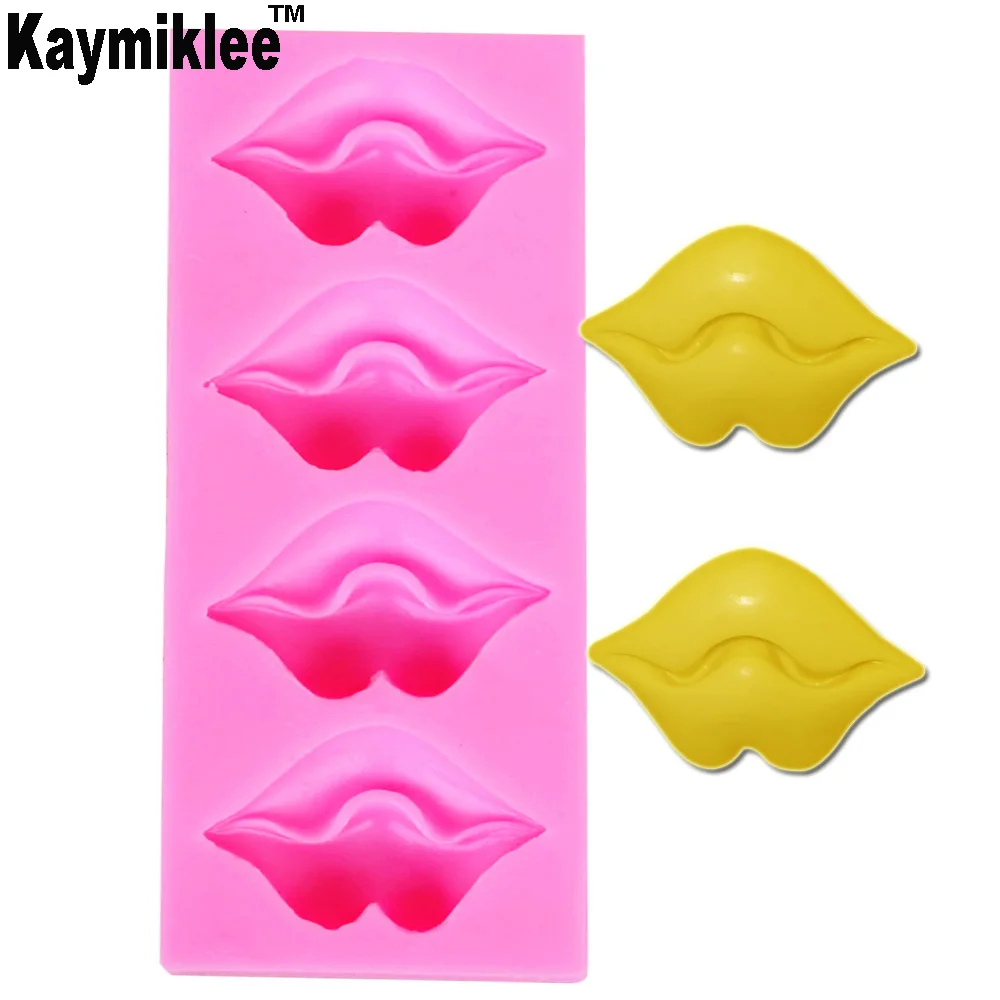 Kaymiklee M263 рот силиконовые формочки для помадки формы, смола форма для шоколада конфеты Силиконовые формы торта, помадка инструменты для украшения торта