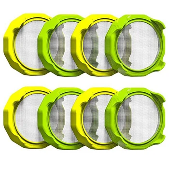 

Mason Jar Sprout Lid Sprout Seeds Strainer Seed Sprouter Germination Cover Kit Durable Curved Mesh for Sprouts Gg 8