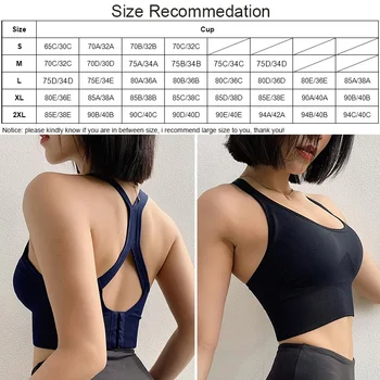 Cloud Hide Women Sports Bra Fitness Yoga Tank Crop Top Push Up Underwear Shockproof Athletic