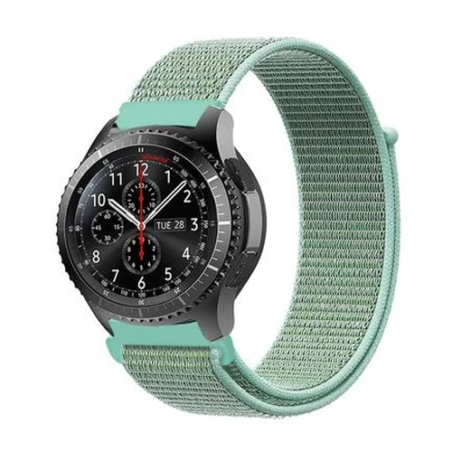 18-marine green 22 мм/20 мм ремешок для Huami Amazfit GTS/Bip lite/GTR 42 мм/pace/GTR 47 мм/stratos ремень нейлоновый плетеный ремень аксессуары - Цвет ремешка: 18-marine green
