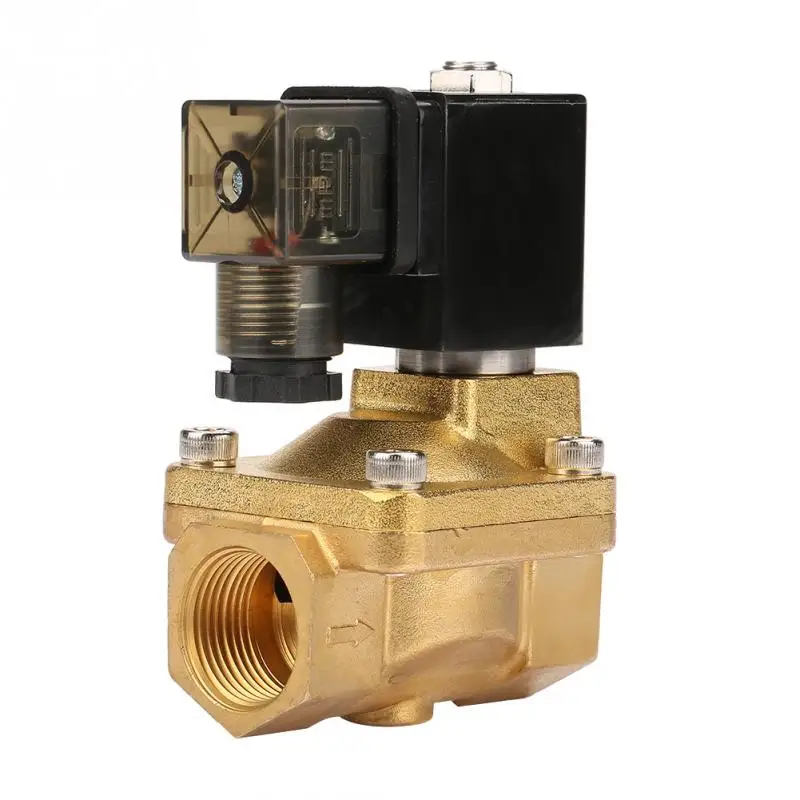 

1Pcs PU225-06 G3/4 25mm Flow Pore Brass Pilot-operated Electromagnetic Valve Tool