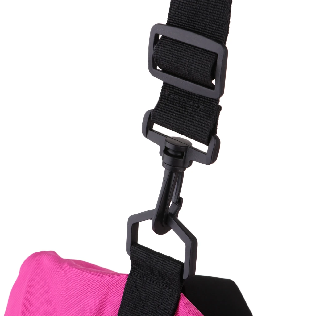 Durable Dive Mesh Duffel Bag Snorkeling Retractor Lanyard Holder Hook Carabiner for Diving Water Sports