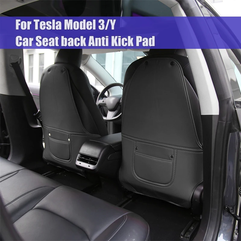 2 шт. Защитные чехлы для заднего сиденья автомобиля Tesla Model 3 Y |