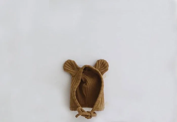 brown bear hat Комбинезон для маленьких девочек; От 0 до 2 лет; сезон осень-зима; Одежда для новорожденных девочек; Детский комбинезон с длинными рукавами для мальчиков; одежда для маленьких мальчиков - Цвет: brown bear hat