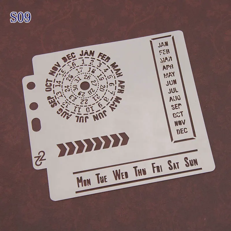 Draw Decorative Ruler print Spray Painting Stencil for Coffee Baking Cake Spraying Tools Scrapnook DecorationTemplate Mold - Image 5