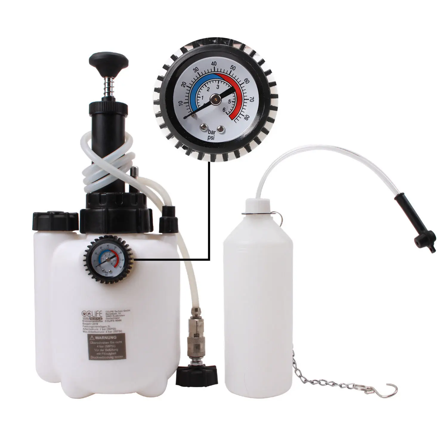 1 Pc Car Brake Bleeder Durable Auto Vehicle 3 Liter Replacement Tool For Vehicles |