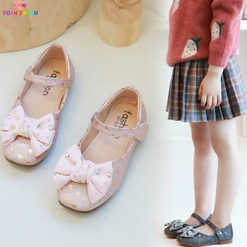 

Girls Princess Shoes Diamond Girls Wedding Shoes Glitter New Brand Children Princess Sandals Dance Kids Fashion Party Shoes