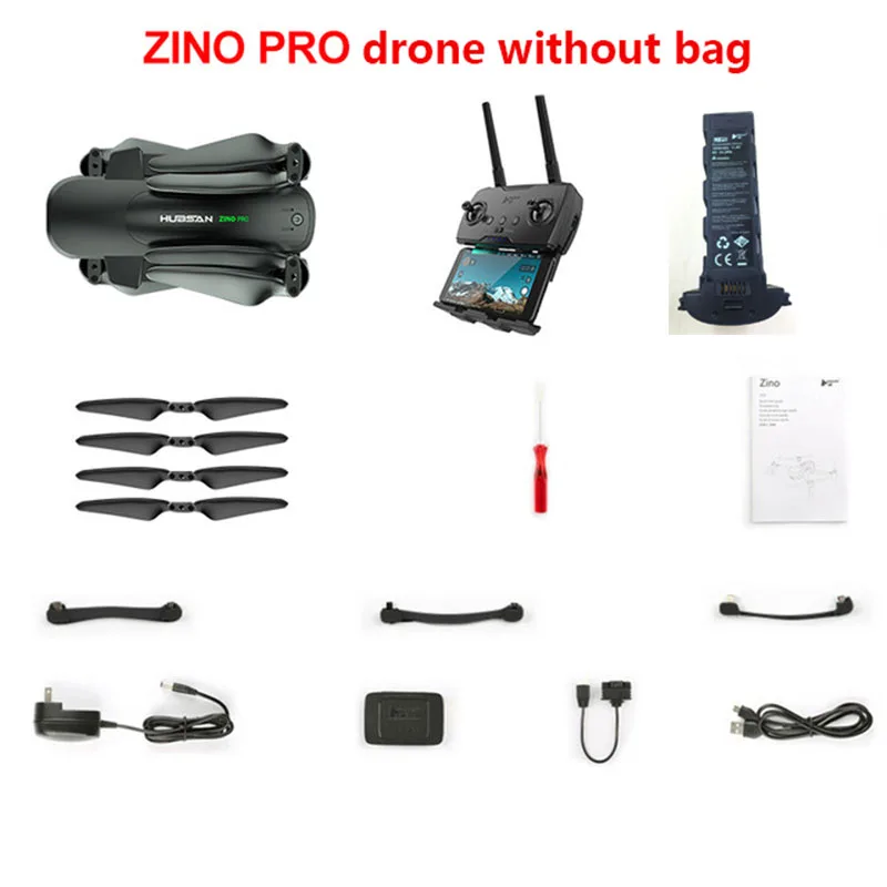 Hubsan ZINO PRO gps 5G Wi-Fi 4 км с видом от первого лица в формате 4K UHD, Камера 3-осевому гидростабилизатору RC Дрон Квадрокоптер RTF