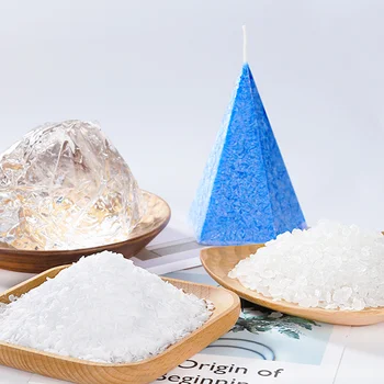 

500g Soy Wax DIY scented Candle Handmade Material Aromatherapy Wax Raw Material Ice Flower Wax Jelly Wax Making Handmade Gifts