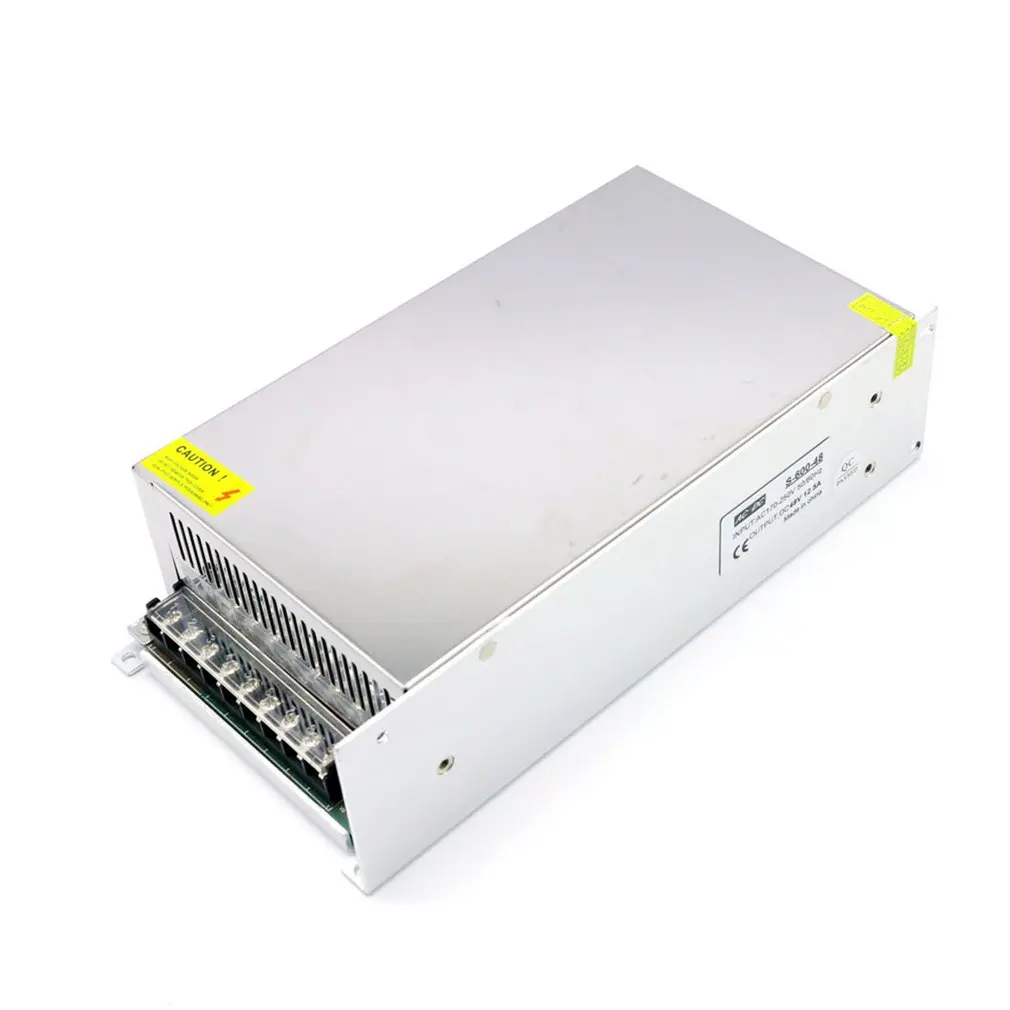 Ac в Dc 48V высокомощный импульсный источник питания 600W с алюминиевым корпусом