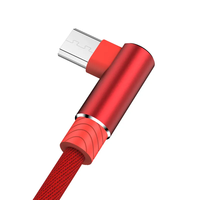 1 м 2 м 3 м 90 градусов локоть Micro USB кабель для передачи данных Быстрая зарядка для samsung S5 S6 S7 Xiaomi Redmi Note 5 Pro Android шнур для мобильного телефона