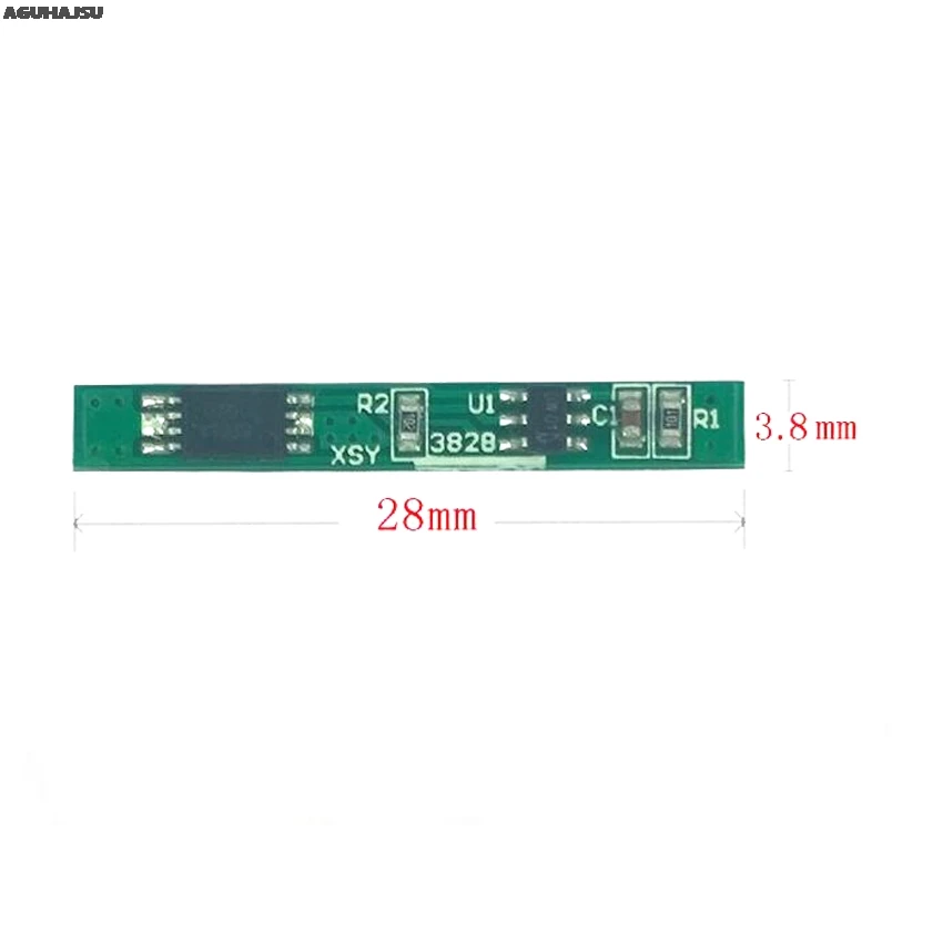 1S 3,7 V 3A литий-ионный BMS PCM плата защиты батареи pcm для 18650 литий-ионный аккумулятор