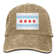 Chicago Flag унисекс взрослая бейсбольная кепка спортивная уличная ковбойская Кепка для мужчин и женщин Snapback