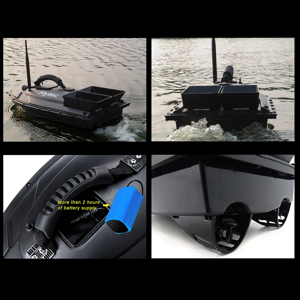 Flytec V500 RC лодка для доставки прикорма и оснастки RC эхолокатор для установки на лодке 1,5 кг загрузка 500 м дистанционное управление двойной мотор ночник