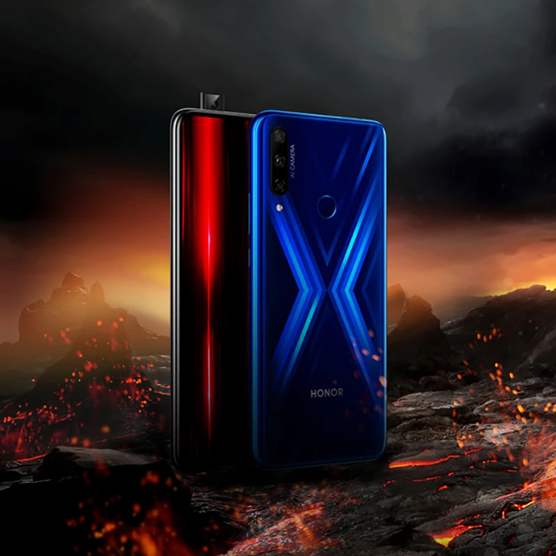 Глобальная версия Honor 9X 6 ГБ 128 Гб Смартфон 48MP Тройная камера мобильный телефон