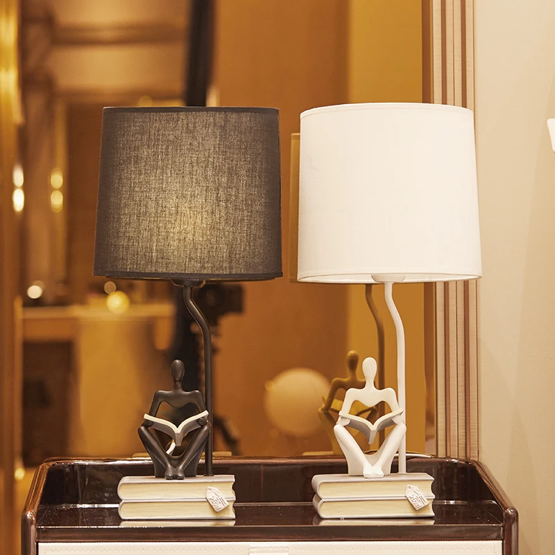 

Reading characters table lamps for living room creative decoration housewarming gift table light WY02245