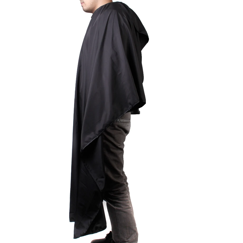 2 Packs Antistatic Barber Hair Cutting Cape Styling Dyeing Gown for Adults Black