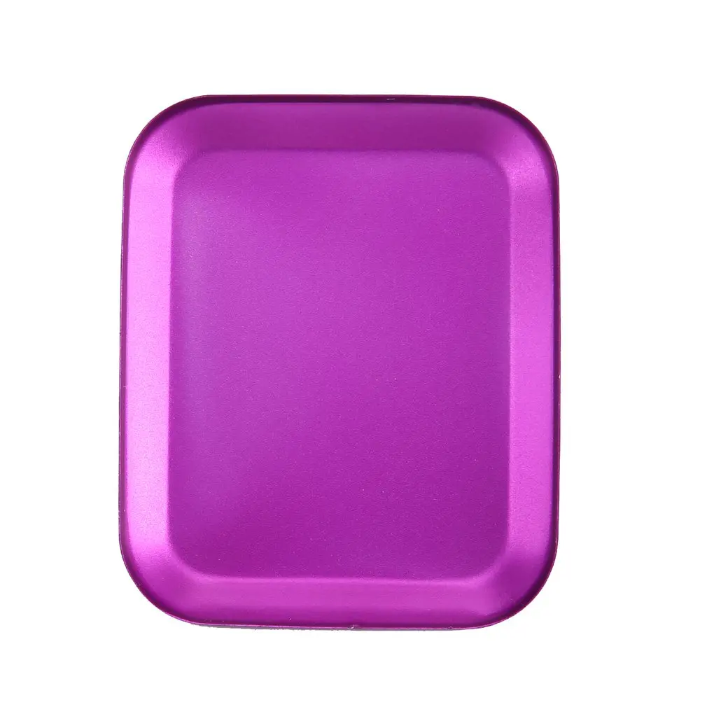 

10Pcs Multi-color Aluminum Alloy Screw Tray With Magnetic Storage Tray For RC Model Disk Model Crawler Tool Screw Plate