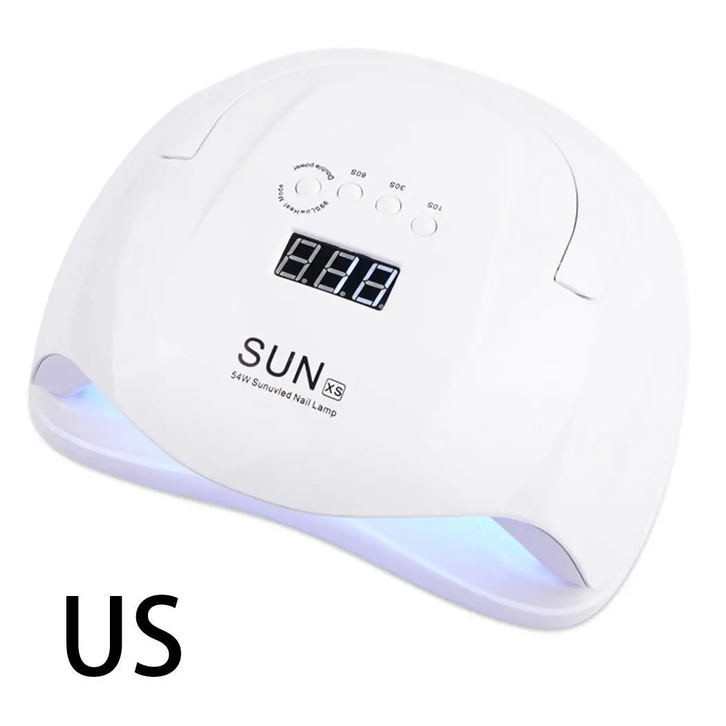 

Nail Art Phototherapy Lamp Intelligent Sense UV LED Dual Light Source Cure Gels Quick Nail Dryer Home, Travel