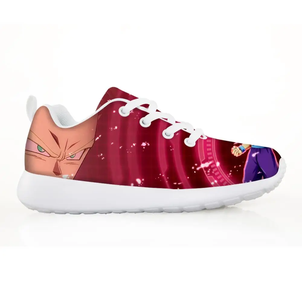 WHEREISART Casual Lightweight Shoes Dragonball Goku Anime Kids Canvas Shoes Classic Lace Up Sneakers Children Boys Girls - Цвет: LMYD5084BN