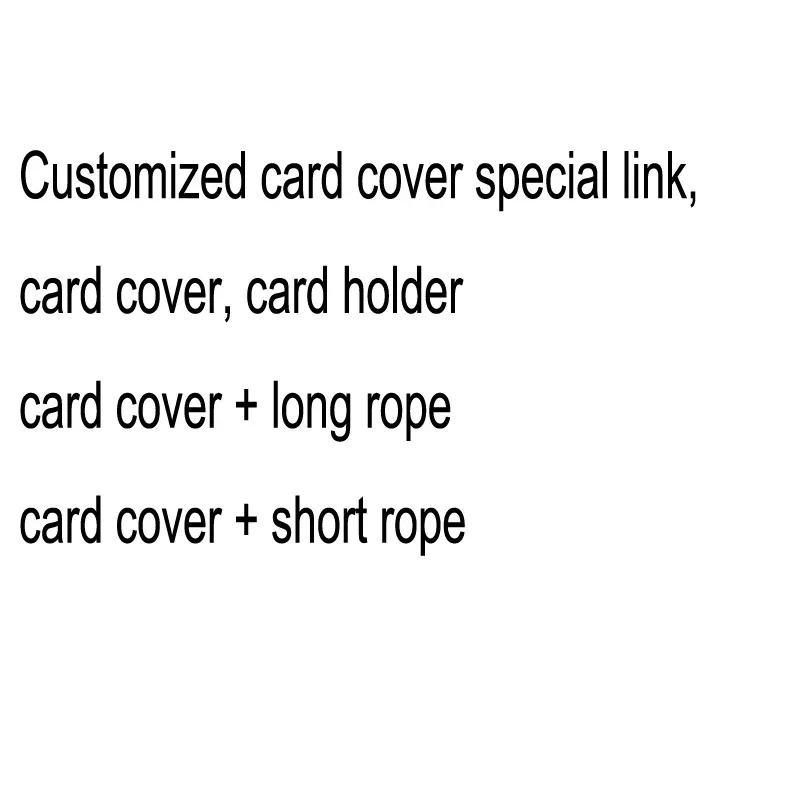 PROD 1005002605457591 Customized card cover special link card cover
card cover +long rope