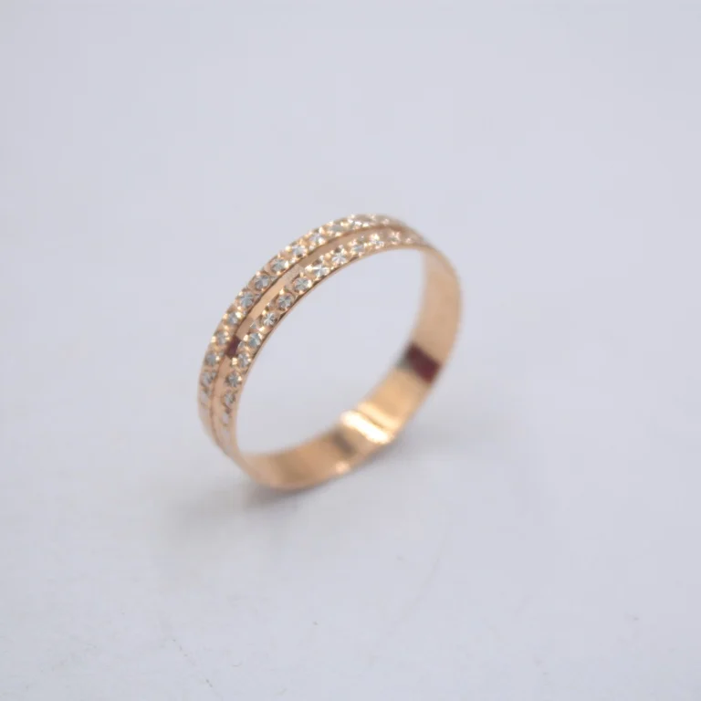Настоящее 18 К кольцо из розового белого золота для женщин, двойное резное кольцо для монет, обручальное кольцо, рождественский подарок, 4mmW