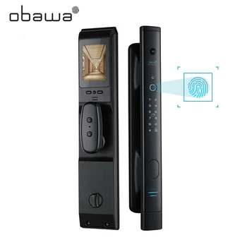 

Obawa Intelligent Fingerprint Door Lock Security Electronic Door Lock Smart WiFi Bluetooth with Digital Code IC Card Keyless